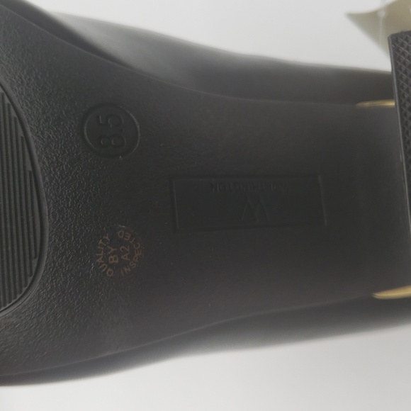 2516- Worthington Wor Nelda Black & Gold Mules Size 9.5 NWT with Box - Picture 10 of 12